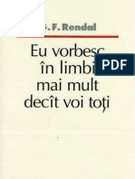 Eu Vorbesc in Limbi Mai Mult Decat Voi Toti