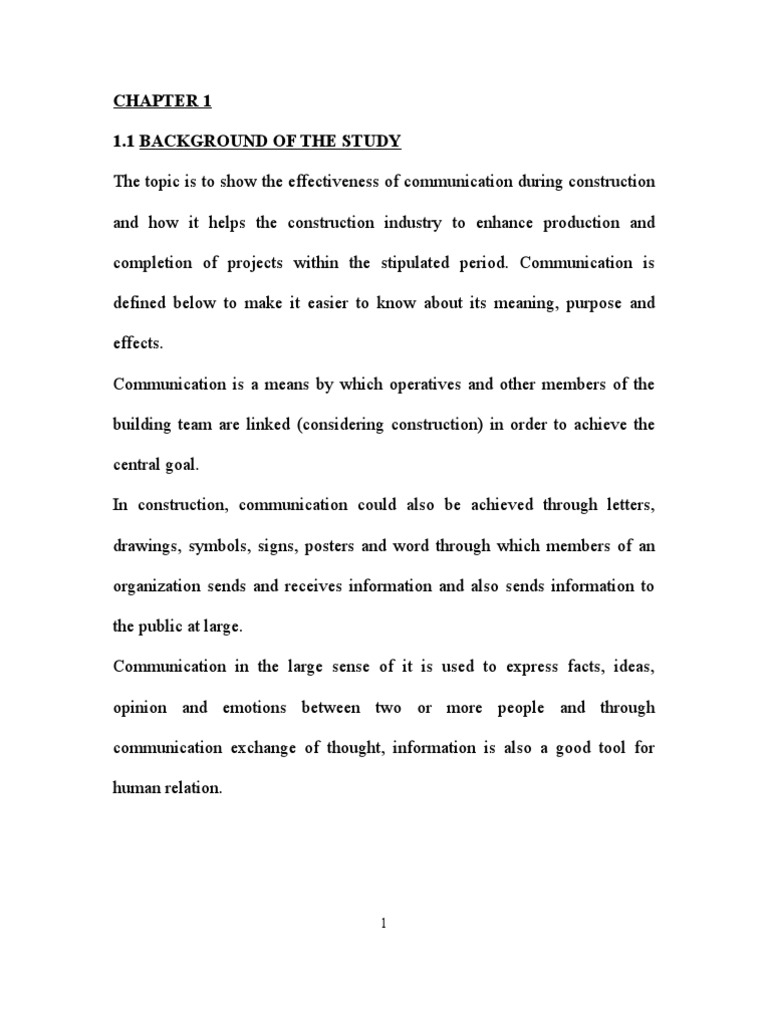 Enhancing Communication in Construction | PDF | Architect ...