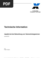 Betrachtung von Hologrammen