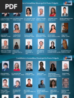 Candidatos do PSD/Açores à Assembleia Municipal de Ponta Delgada