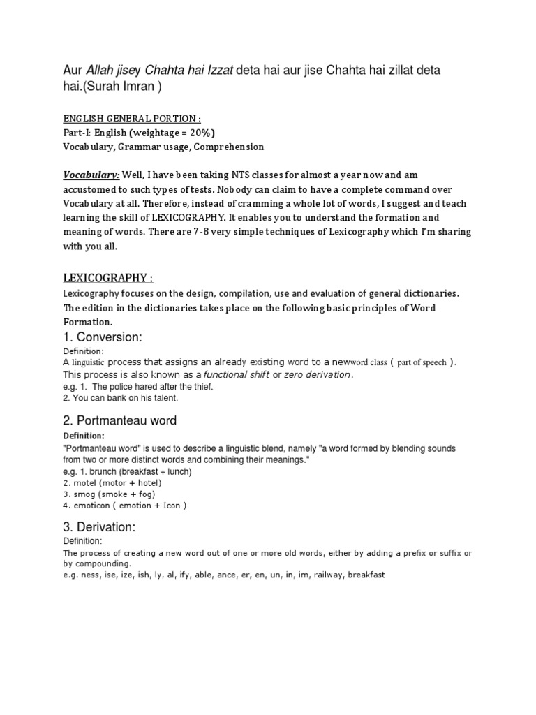 English General | PDF | Word | Linguistics