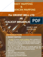 Market and Influencer Mapping for Orient Bell Ltd in Calicut Region