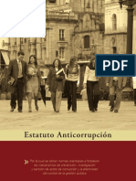 Cartilla Estatuto de Anticorrupción