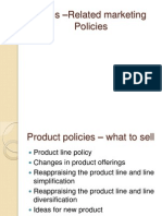 Sales - Related Marketing Policies