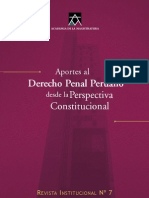 Aportes Al Derecho Penal Peruano - Academia de La Magistratura