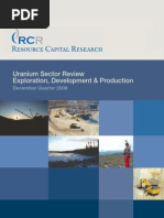 Uranium Sector Review Exploration, Development & Production December Quarter
