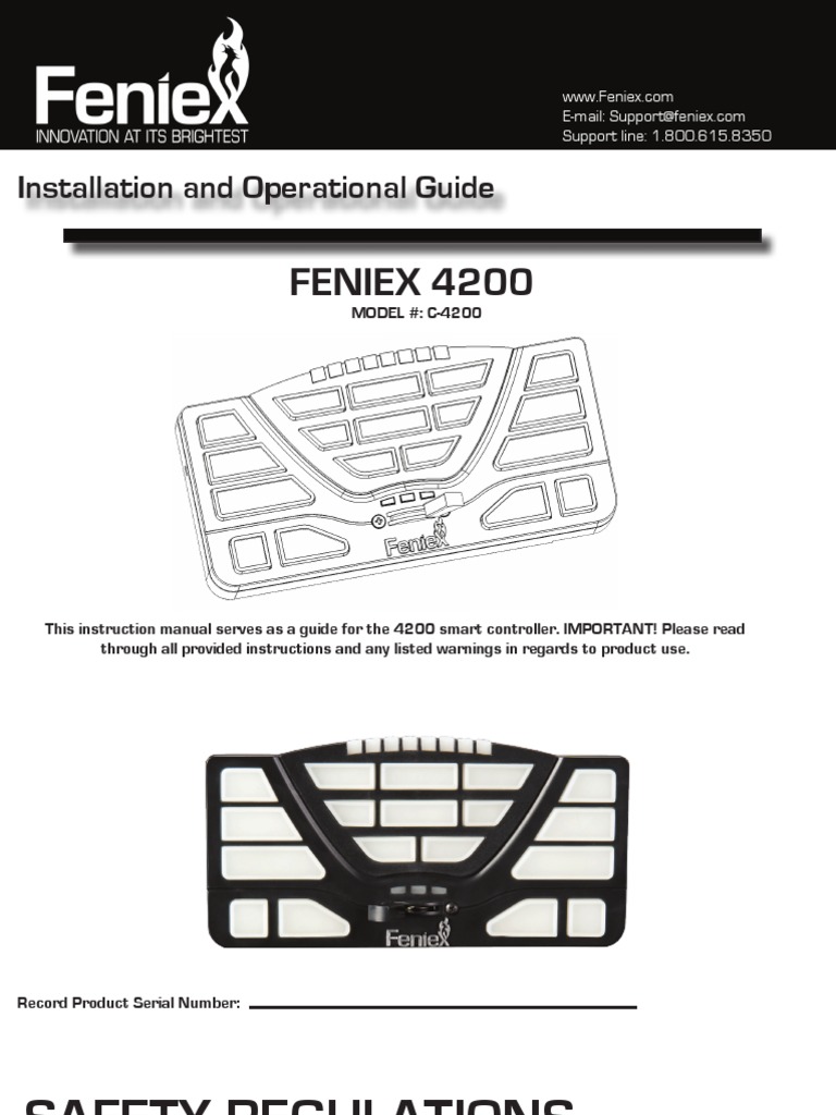 Feniex 4200 Controller Instruction Manual V2 | Download Free PDF