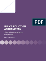 Iran's Policy on Afghanistan