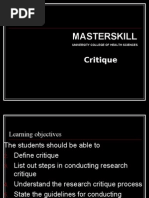 Download reserch and critique by vishnupriya5869 SN16575530 doc pdf