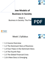 New models of business in society