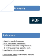 Endodontic surgery techniques under 40 characters