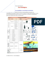 Características Das Eras Geológicas