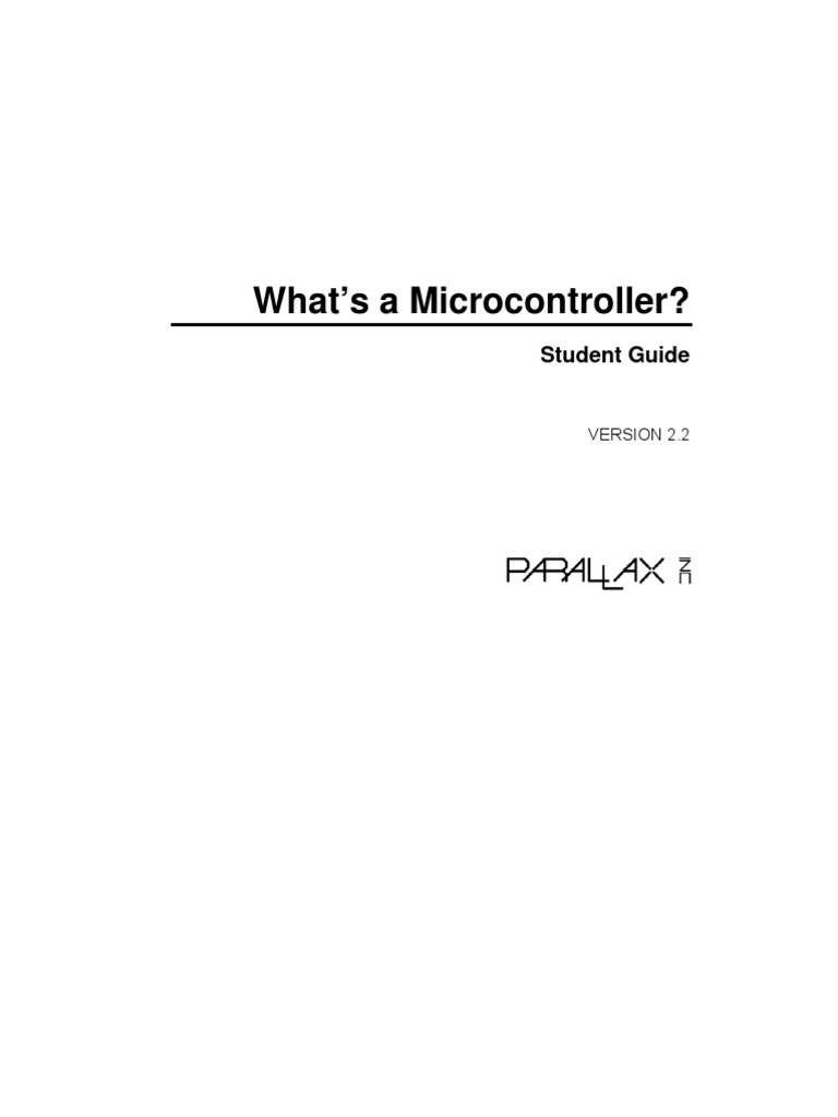 What's A Microcontroller | PDF | Electronics | Computer Engineering