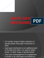 Back Gear Mechanism