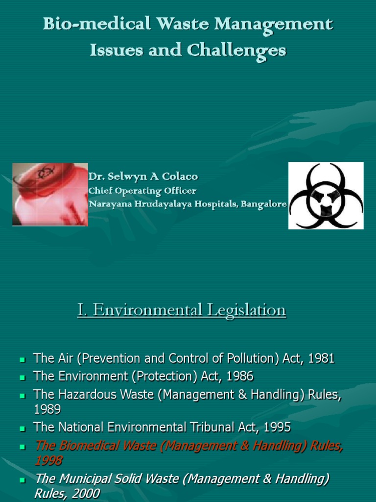 BioMedical Waste Management Issues Challenges | PDF | Waste Management