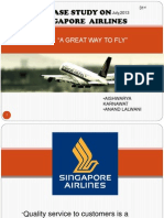 Singapore Airlines Consumer Satisfaction