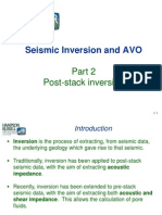 2 Post Stack Inversion