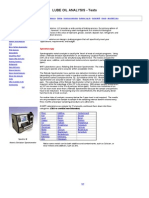 Lube Oil Analysis