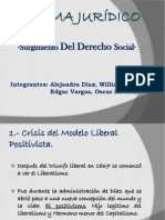 Sistema Jurídico - Surgimiento del Derecho Social