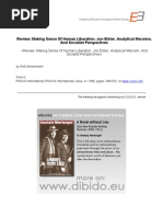 4.8 - Zimmermann, Rolf - Review. Making Sense of Human Liberation. Jon Elster, Analytical Marxism, And Socialist Perspectives (en)