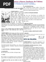 Triduo Festa Nossa Sra Fatima 2013