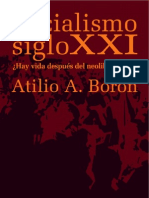 Boron A Socialismo Siglo XXI ¿Hay Vida Despues Del Neoliberalismo¿ 2008