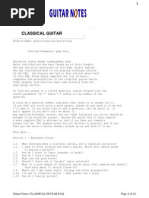 Download Notes Classical Guitar by gumymoty SN16584007 doc pdf