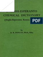English-Esperanto Chemical Dictionary (Angla-Esperanta Kemia Vortaro)