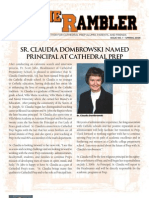 Sr. Claudia Dombrowski Named Principal at Cathedral Prep: A Newsletter For Cathedral Prep Alumni, Parents, and Friends