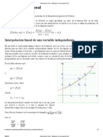 Interpolación Lineal - Wikipedia, La Enciclopedia Libre