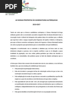 Propostas autárquicas