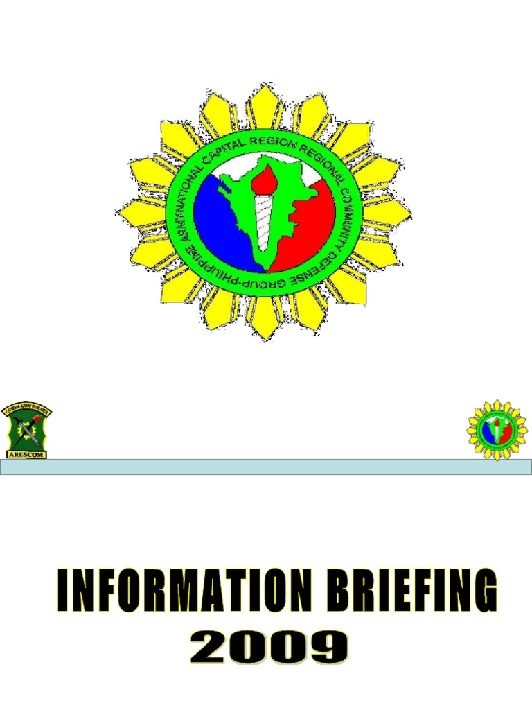 NCR Regional Community Defense Report | PDF | Reserve Officers ...