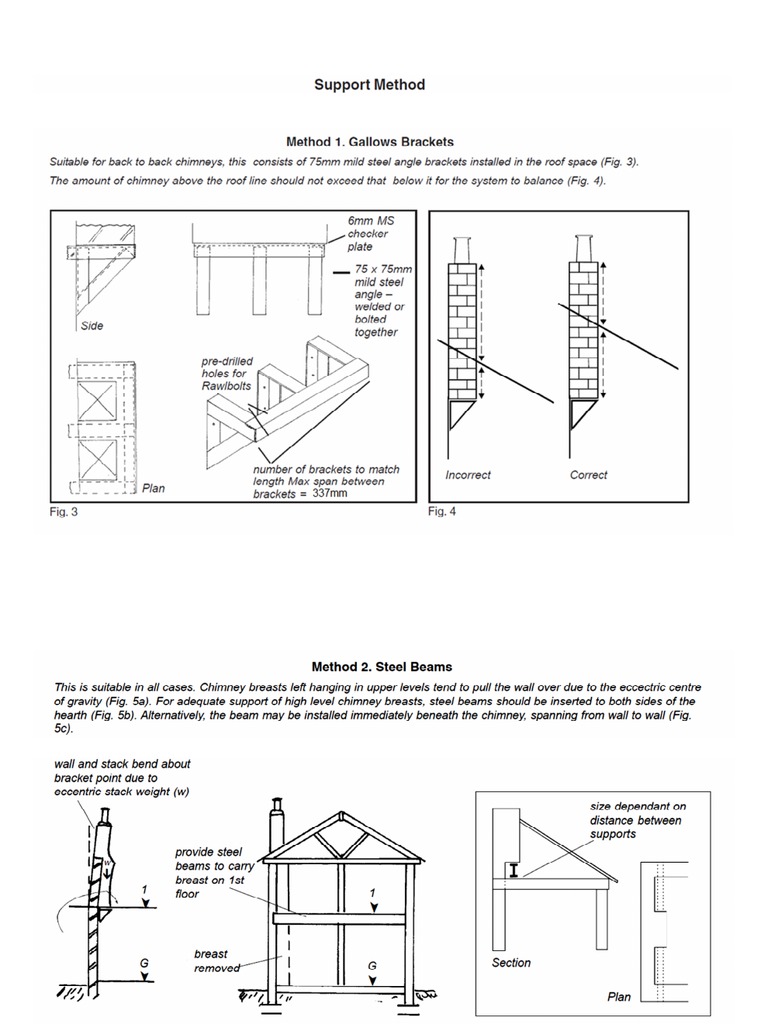 Chimney Breast Supportsdsd | PDF | Chemical Processes | Architectural ...