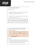 Reação Nucleofílica a Carbonila