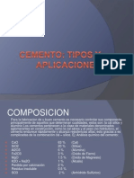 Cemento Tipos y Aplicaciones