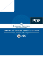 2009 Ohio Police Officer Training Academy Course Catalogue