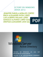 Active Directory en Windows Server 2012