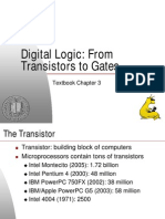 Digital Logic: From Transistors To Gates: Textbook Chapter 3