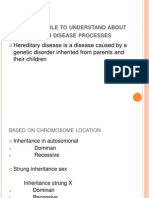 Hereditary Disease Is A Disease Caused by A Genetic Disorder Inherited From Parents and Their Children