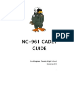 Cadet Guide - 14 Jan 2013