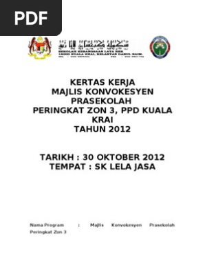 K KERJA Konvokesyen 2012  PDF