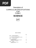 huraian sukatan science form 1 