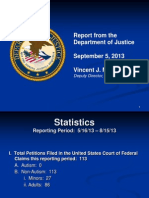 Report From The DOJ: Recent Settlements For Vaccine Injury 5/16-8/15 (2013) See Pages 16-24 Here Know The Risks and Failures!