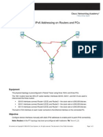 IPv6 Manual Addressing PT Lab