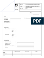 Project Quality Control Form QCF315 Painting Inspection Report