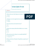 Forum Quiz Event