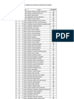 Listado Alfabetico de Alumnos Con Indicacion de Comision