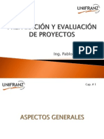 PREPARACIÓN Y EVALUACIÓN DE PROYECTOS UNIFRANZ (Cap 1)