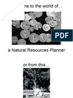Introduction To A Natural Resources Planner 01-09-07