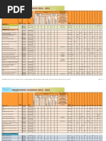 Training Calendar 09